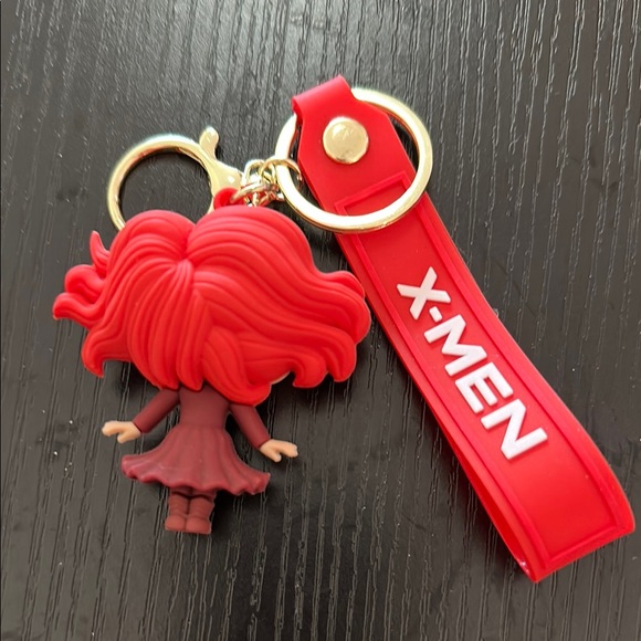 X-Men Scarlet letter silicone keychain - Picture 2 of 2